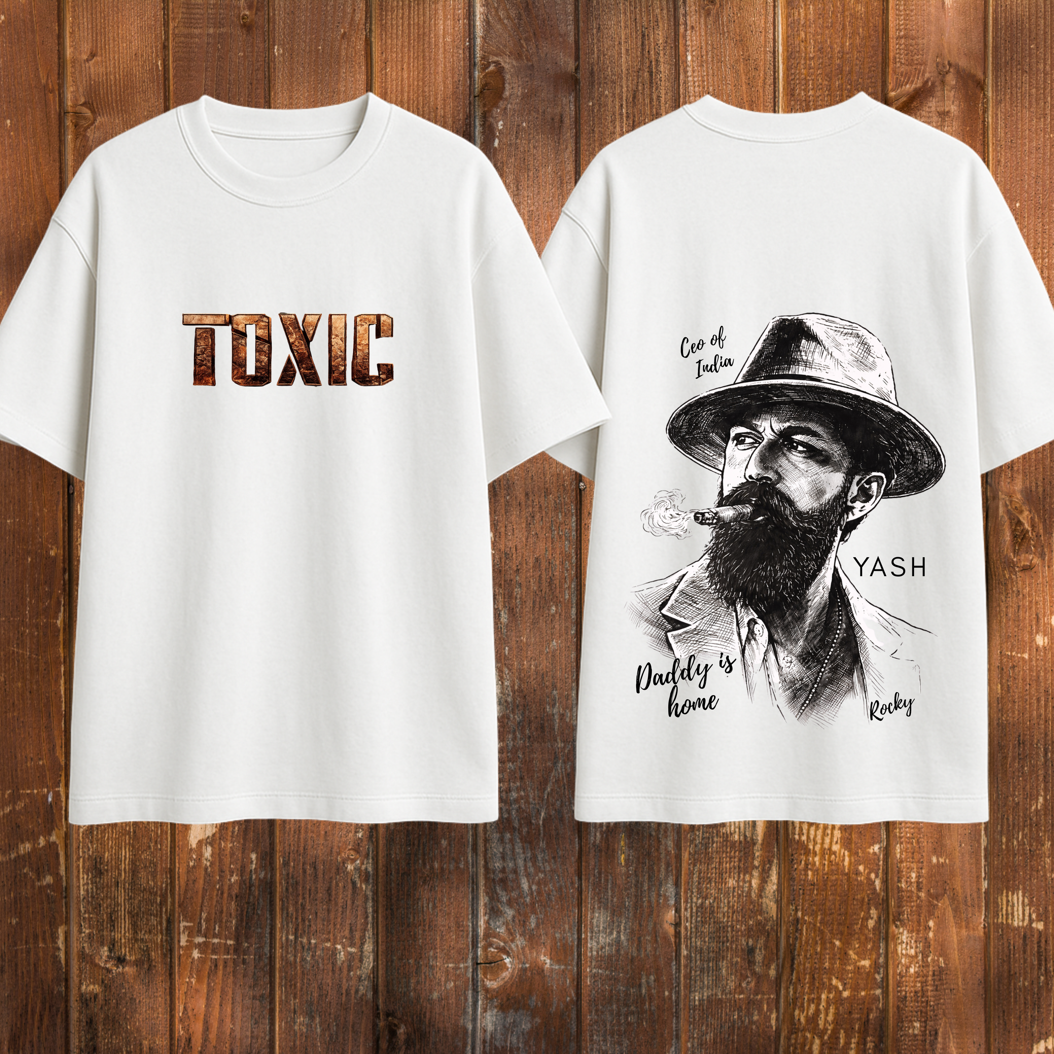 Toxic Yash customized t-shirt 1.0