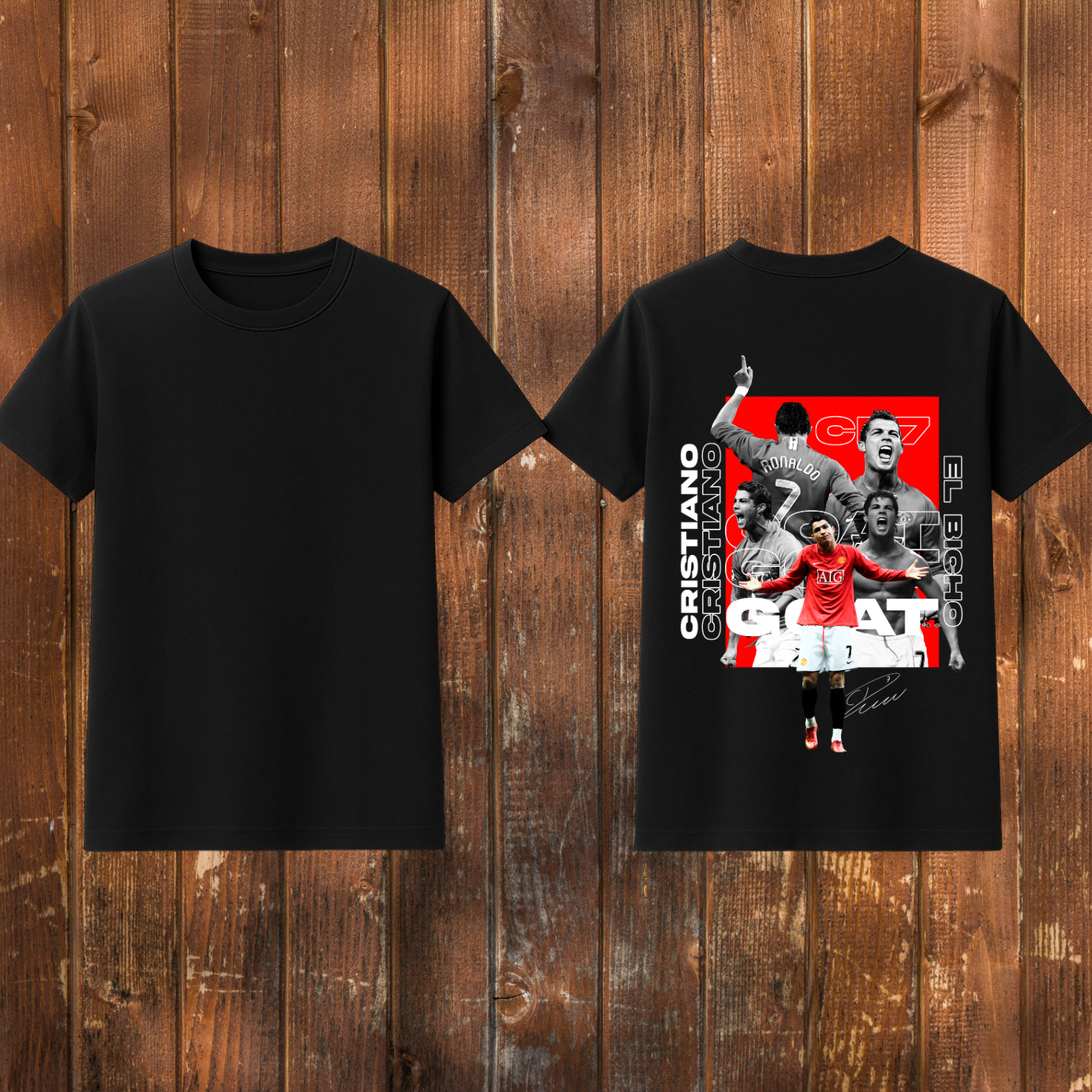 CR7 Cristiano Ronaldo Customized T-Shirt