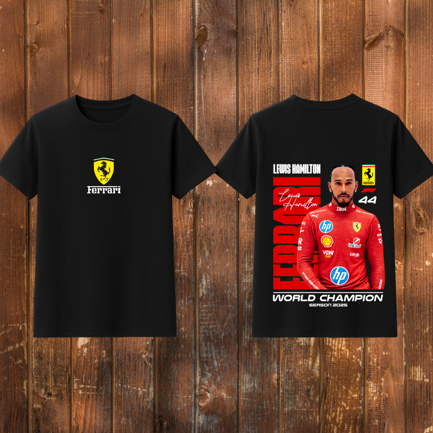 Lewis Hamilton Customized T-Shirt