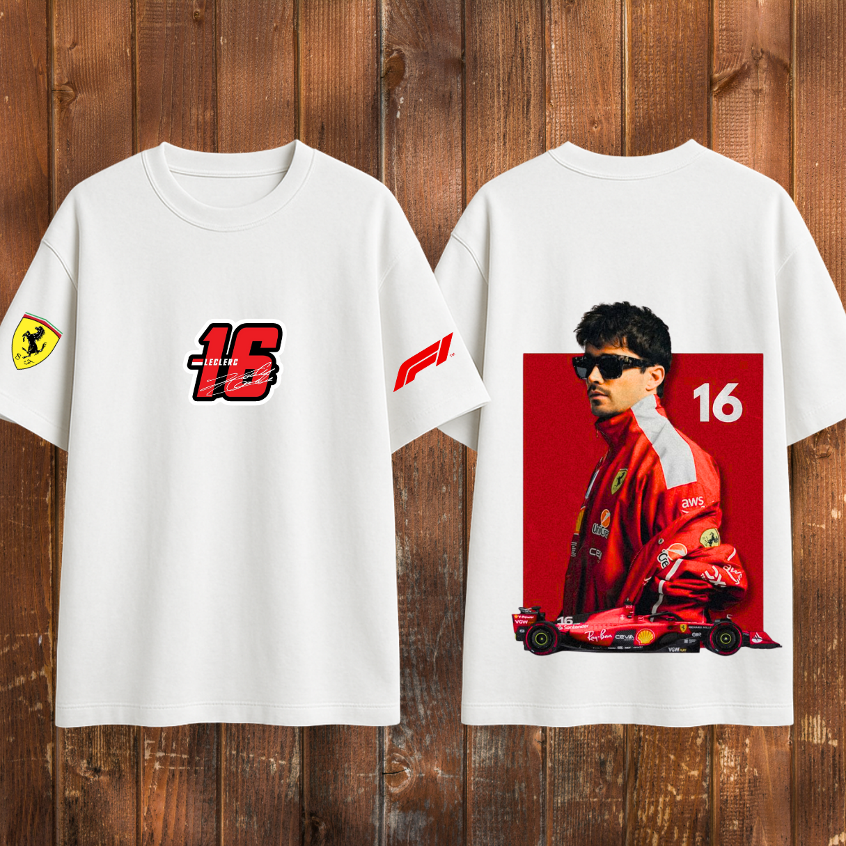 Charles Leclerc customized t-shirt 1.0